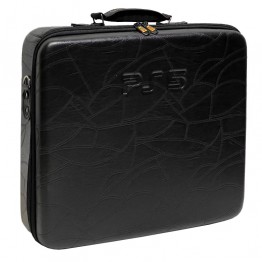 PlayStation 5 Hard Case - Black Leather - Code 1