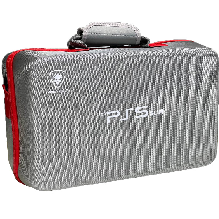 خرید کیف Deadskull برای PS5 اسلیم - خاکستری/قرمز