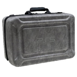 Nahl PS5 Slim Suitcase - Ash Gray Hard Textured