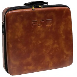 PlayStation 5 Hard Case - Light Brown Leather