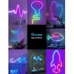 خرید لامپ هوشمند GoVee RGBIC LED Neon Rope - سه متر خرید لامپ هوشمند GoVee RGBIC LED Neon Rope - سه متر