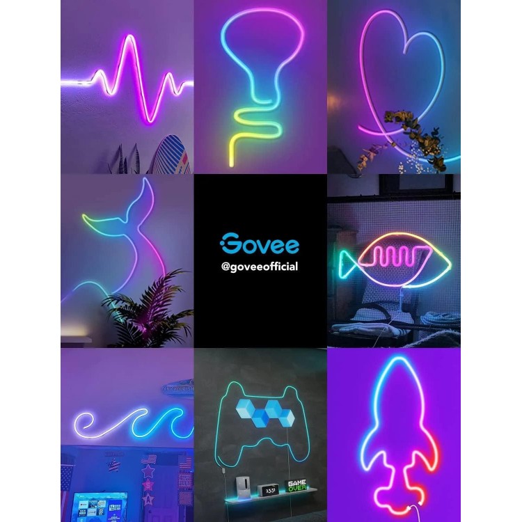 خرید لامپ هوشمند GoVee RGBIC LED Neon Rope - سه متر