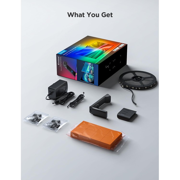 خرید لامپ هوشمند GoVee TV Backlight 3 Lite برای تلویزیون‌های 75 الی 85 اینچ