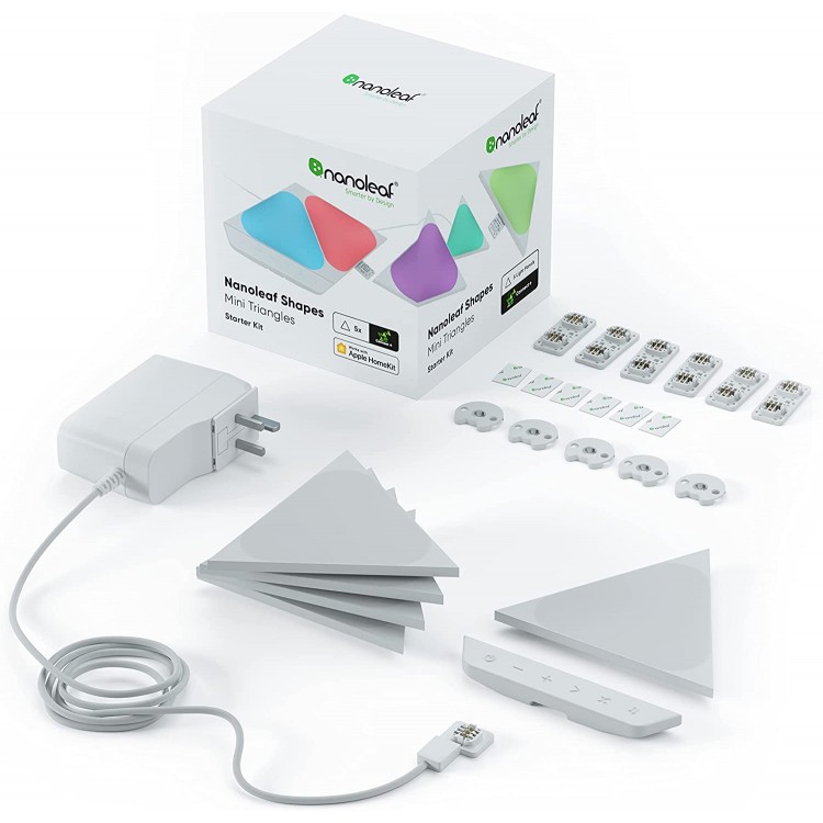 خرید لامپ هوشمند Nanoleaf Shapes- پک Starter شامل پنج قطعه - شکل مثلث کوچک
