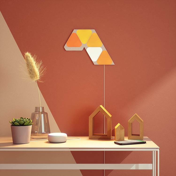 خرید لامپ هوشمند Nanoleaf Shapes- پک Starter شامل پنج قطعه - شکل مثلث کوچک