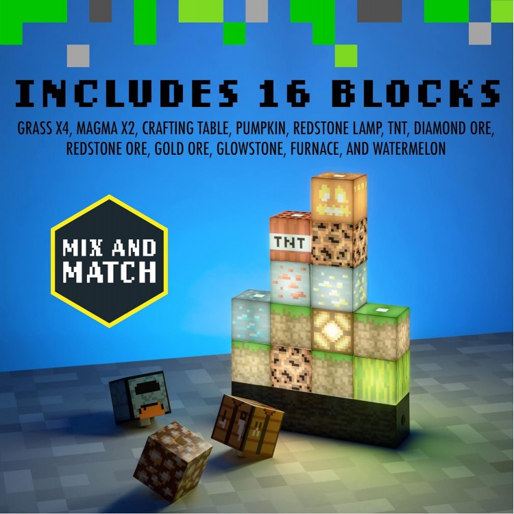 خرید لامپ Paladone - طرح بلوک‌های بازی Minecraft