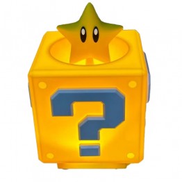 Super Mario Question Mark with Star Night Lamp