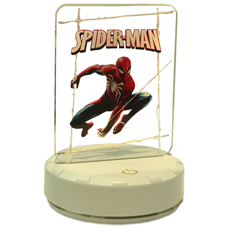 خرید لامپ رومیزی گیمینگ با طرح بازی مرد عنکبوتی