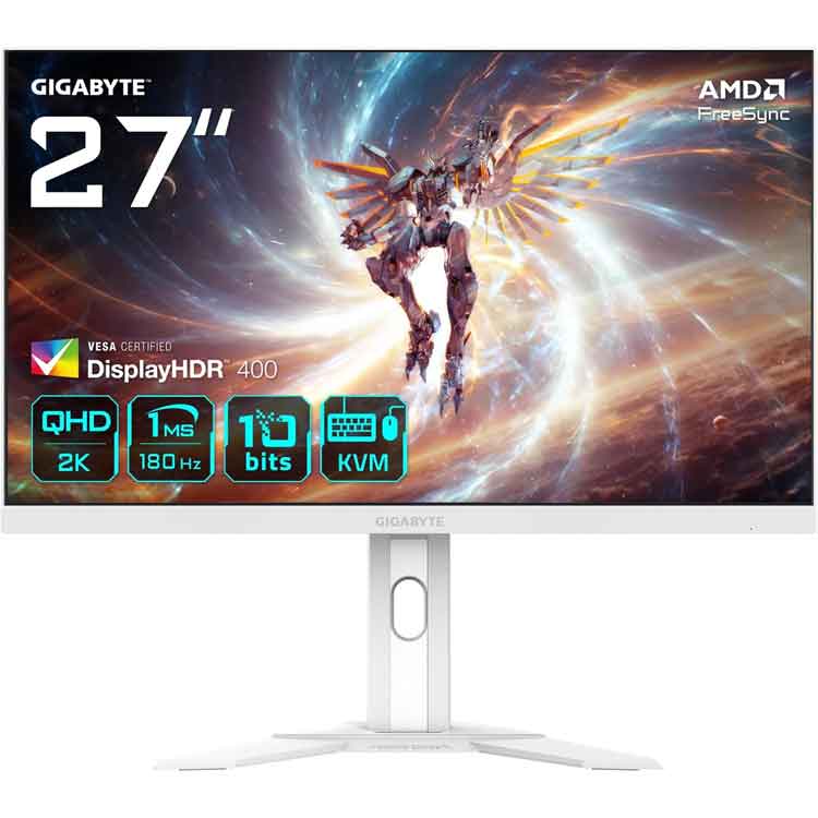 خرید مانیتور Gigabyte M27QA Ice - کیفیت 2K - سایز 27 اینچ