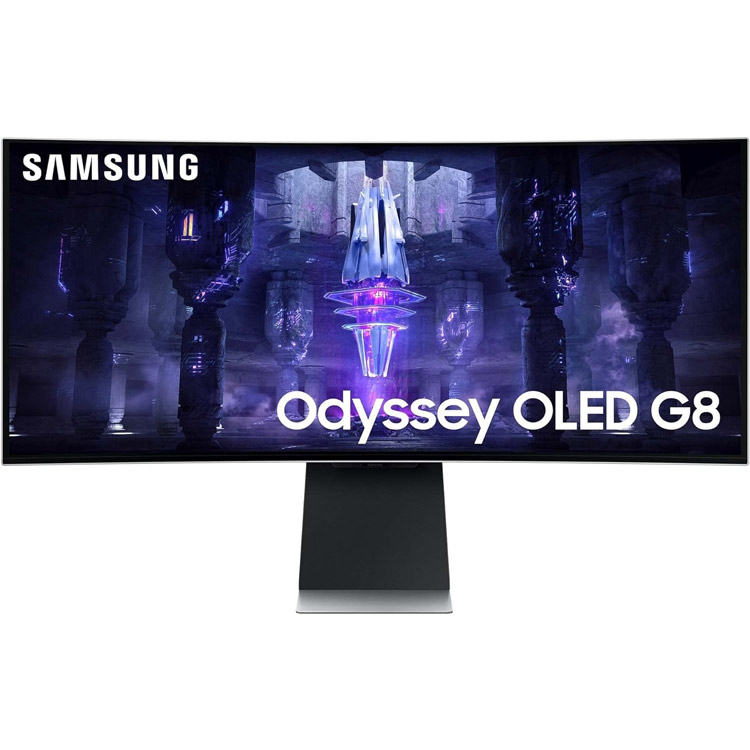 خرید مانیتور Samsung Odyssey OLED G8 - کیفیت UWQHD - خمیده - سایز 34 اینچ
