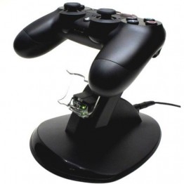 Douself Dual USB With Blue LED Charging Dock Station Stand for PS4 Controller