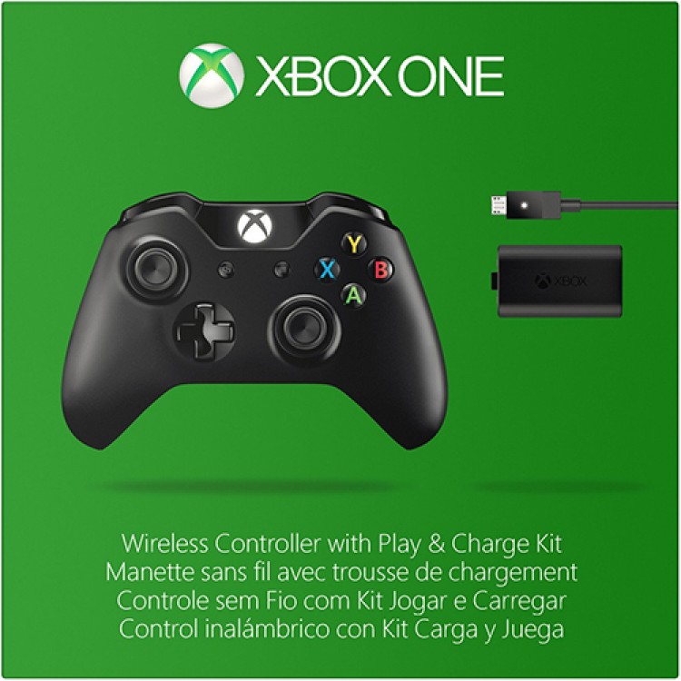   Xbox One Controller With Play and Charge Kit 