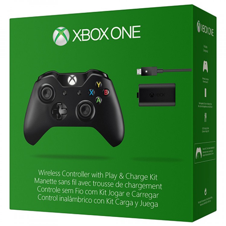   Xbox One Controller With Play and Charge Kit 