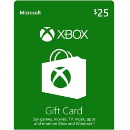 Microsoft XBOX 25$ Gift Card US دیجیتالی  