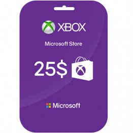 Microsoft XBOX 25$ Gift Card US دیجیتالی 