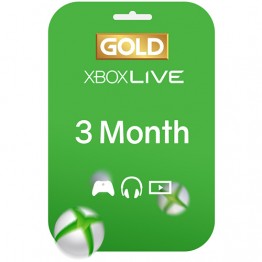Xbox Live  Gold ۳ Month دیجیتالی 