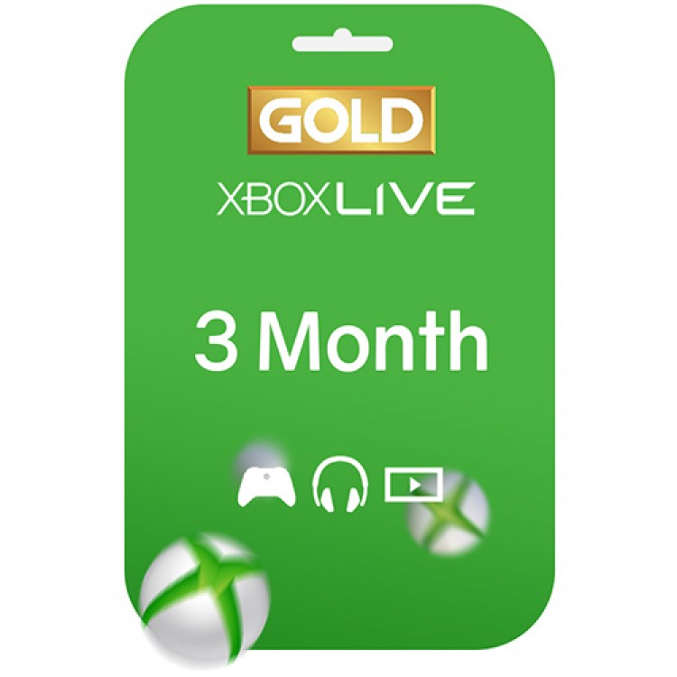 Xbox Live  Gold ۳ Month دیجیتالی  