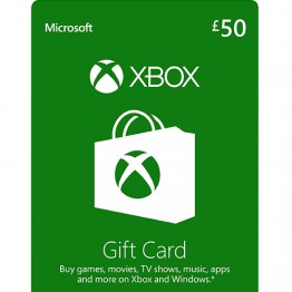 Microsoft XBOX ۵۰$ Gift Card US دیجیتالی  