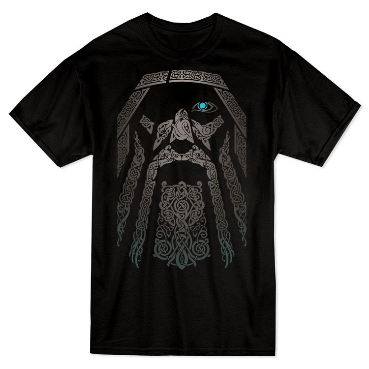 Vikings- Code 2 T-Shirt - Black زیور آلات و پوشیدنی