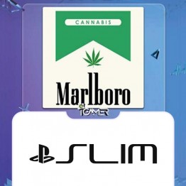 PlayStation 4 Slim Skin - Green Marlboro