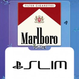 PlayStation 4 Slim Skin - Marlboro