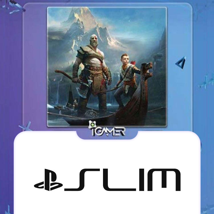  PlayStation 4 Slim Skin - God of War - Code 2 کاور و برچسب