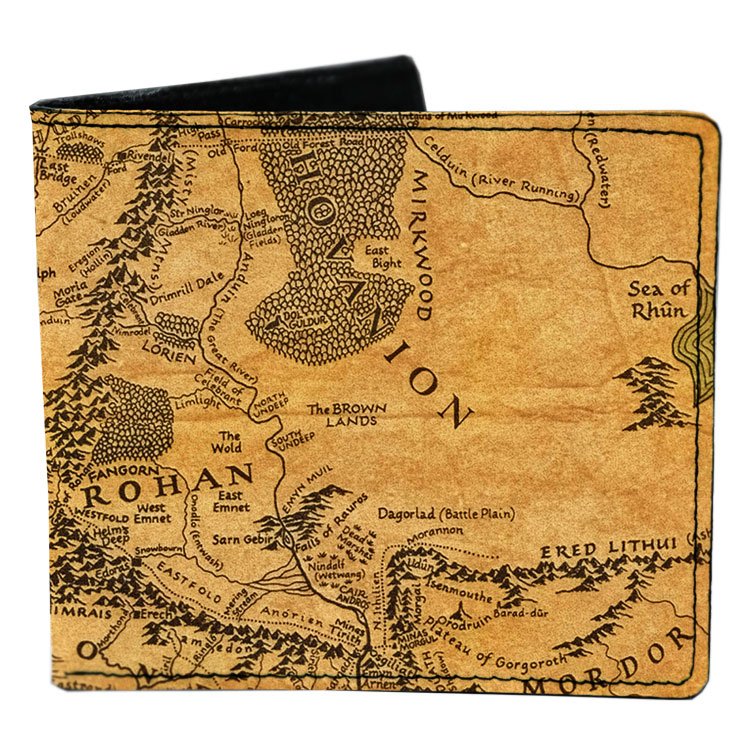 خرید کیف پول ونگارد - طرح نقشه Middle-Earth