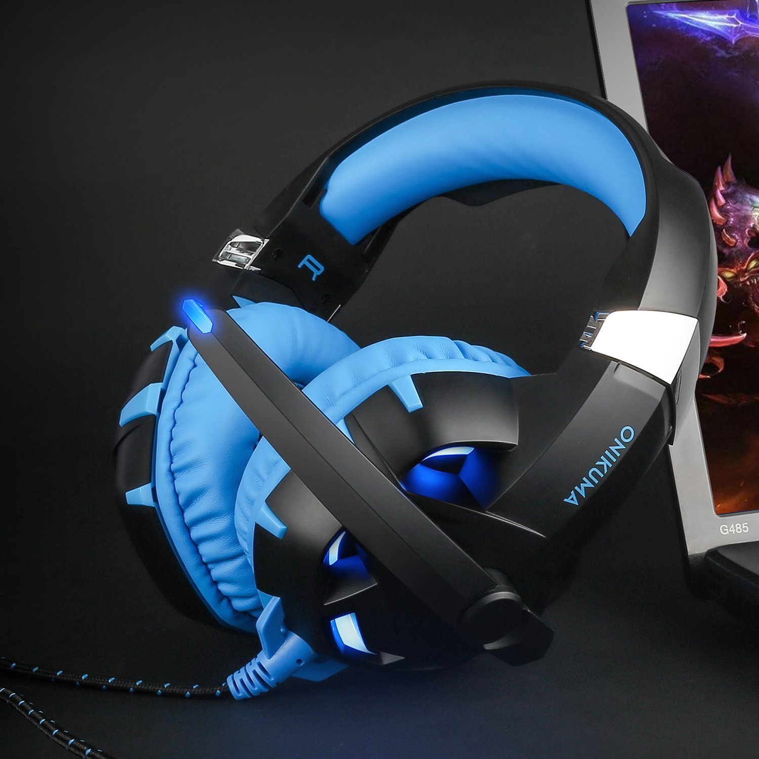 Onikuma K2 Pro Gaming Headset - Blue