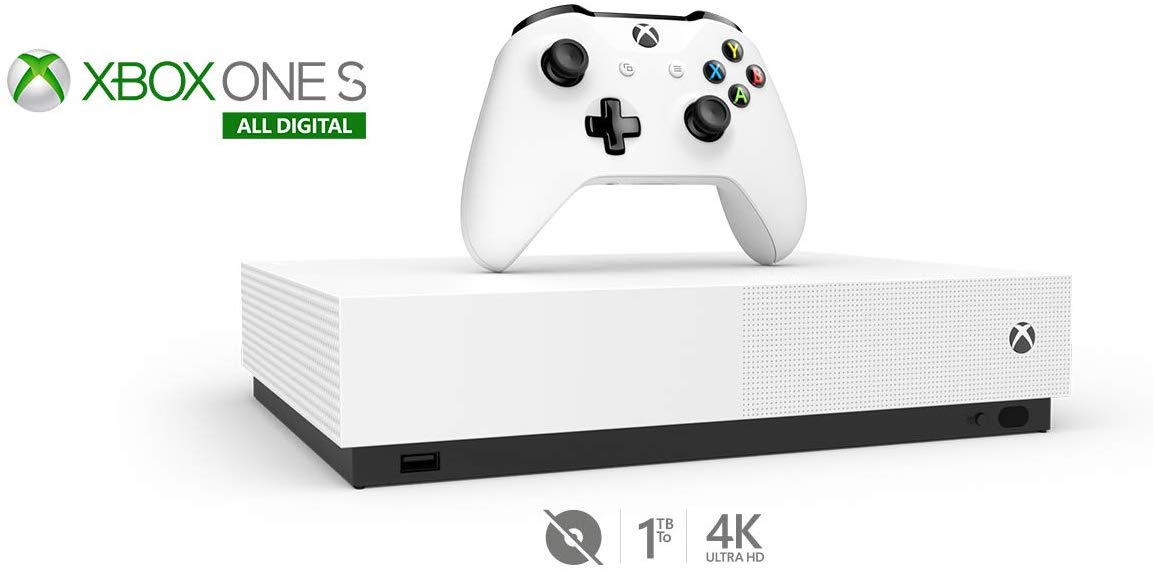 کنسول بازی مدل Xbox One S ظرفیت 1 ترابایت تمام دیجیتال