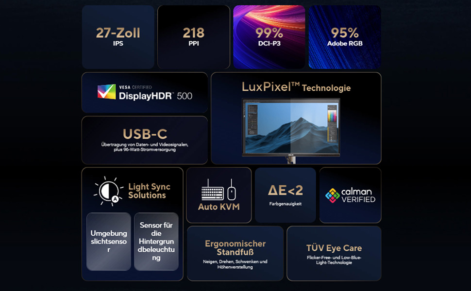 خرید مانیتور Asus ProArt PA27JCV - کیفیت 5K - سایز 27 اینچ