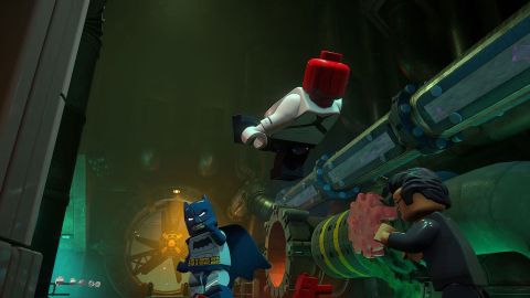 آموزش Lego Batman: Legacy of the Dark Knight: محل رد بریک در مرحله Red Hood Gang