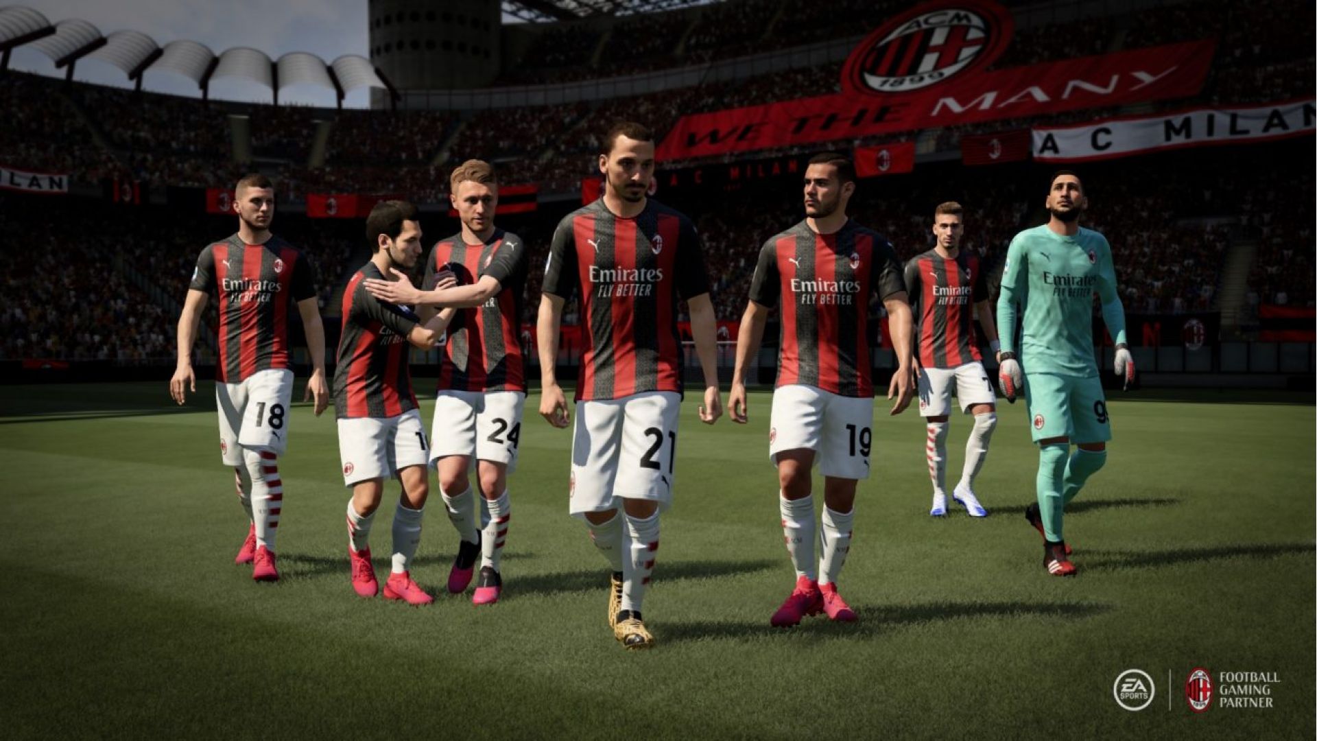 دو تیم آث میلان و اینترمیلان در بازی FIFA 21 لایسنس شده اند