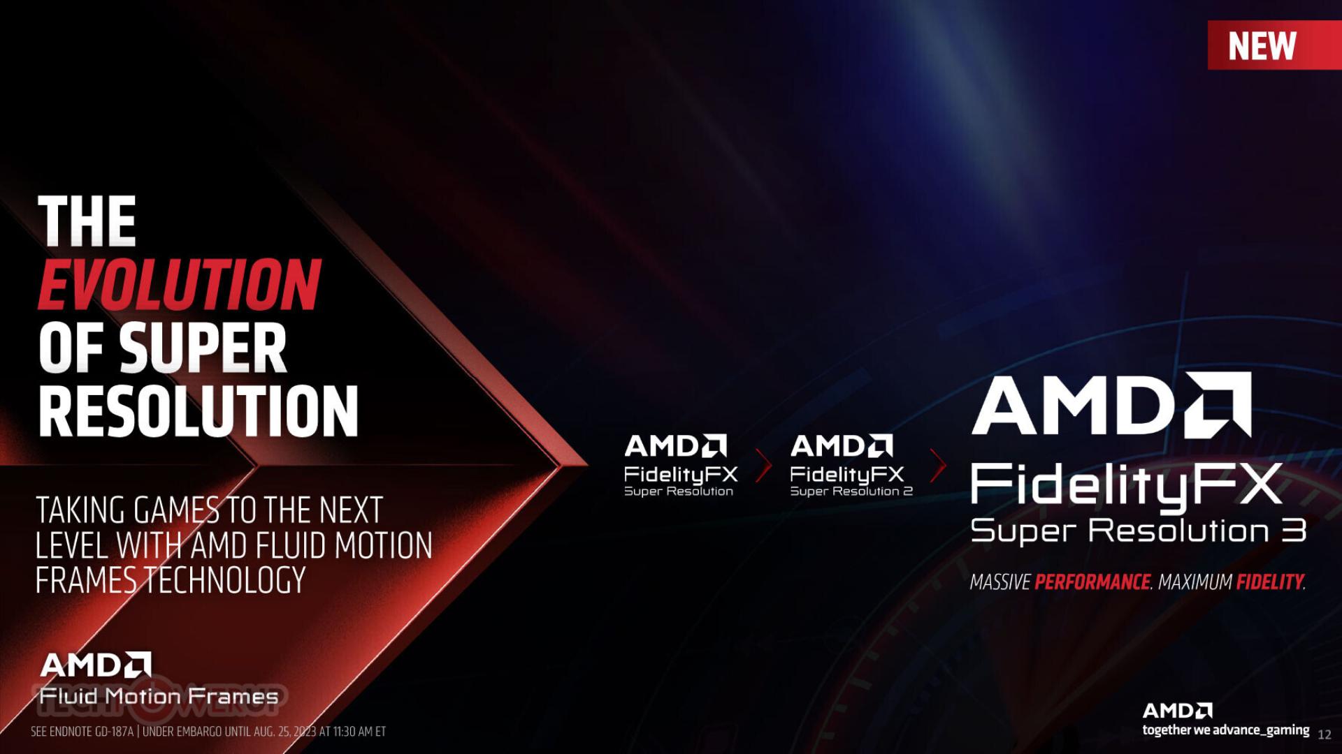 کمپانی AMD از فناوری FSR 3 Fluid Motion رونمایی کرد