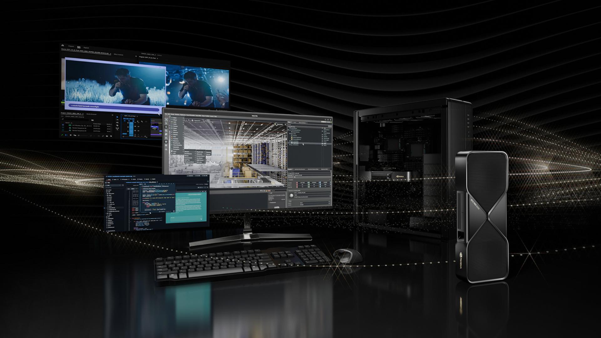 انویدیا از کارت گرافیک‌های سری RTX PRO 6000 Blackwell رونمایی کرد