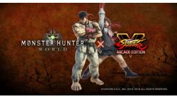 کاراکتر های بازی Street Fighter به بازی Monster Hunter World اضافه می‌ شوند