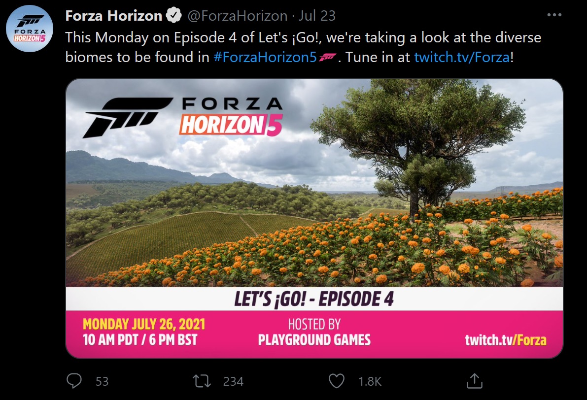 جزئیات زیست بوم های بازی Forza Horizon 5 منتشر می شود