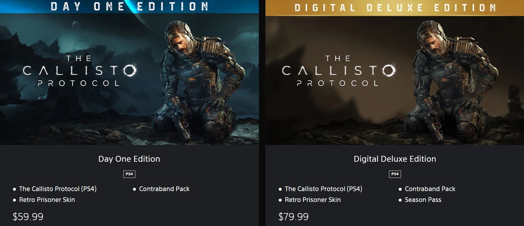 قیمت نسخه‌های مختلف بازی The Callisto Protocol مشخص شد