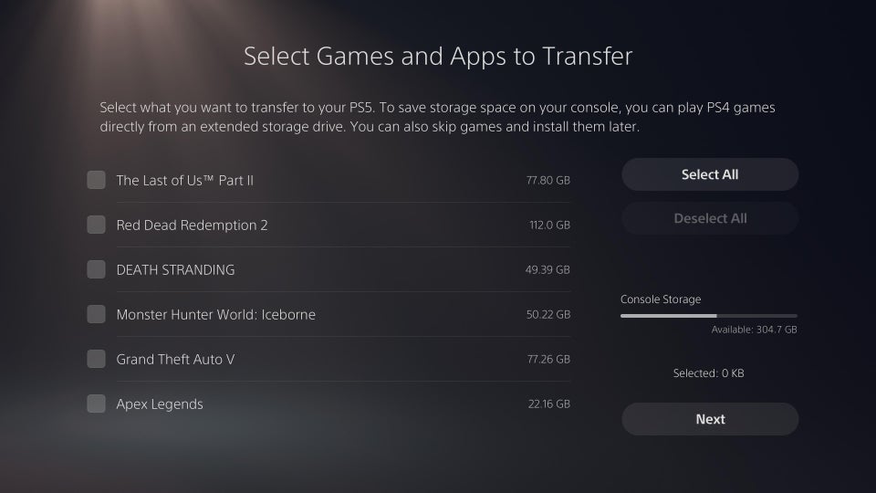 آموزش انتقال فایل از کنسول PS4 به کنسول PS5
