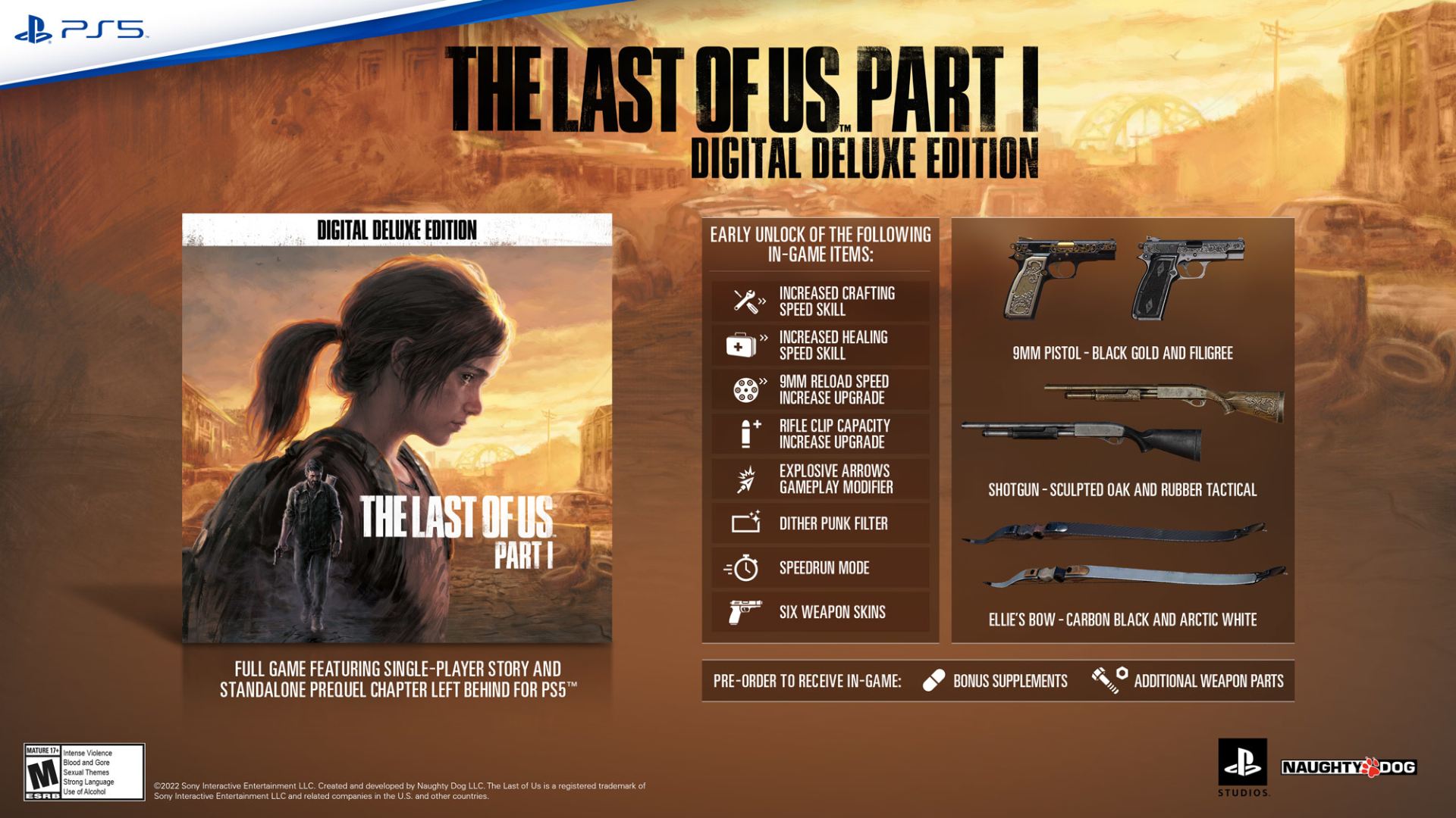 بازی The Last of Us Part 1 با قیمت 70 دلاری منتشر خواهد شد + نسخه‌های مختلف